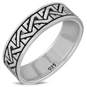 Plain Celtic Mens Band Ring, rp242